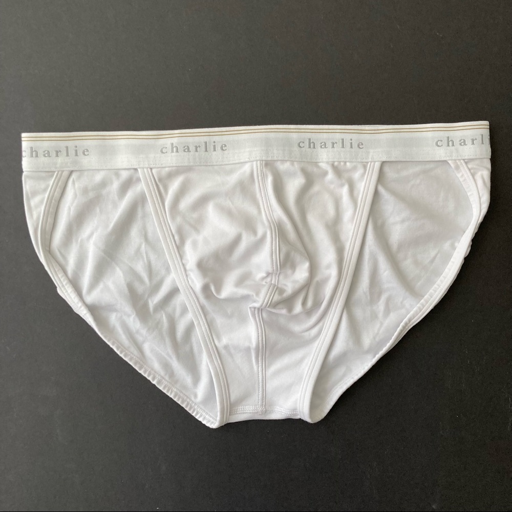 Charlie by MZ white sport brief - XL